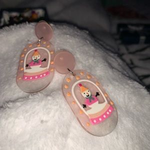 shein snowman earrings.